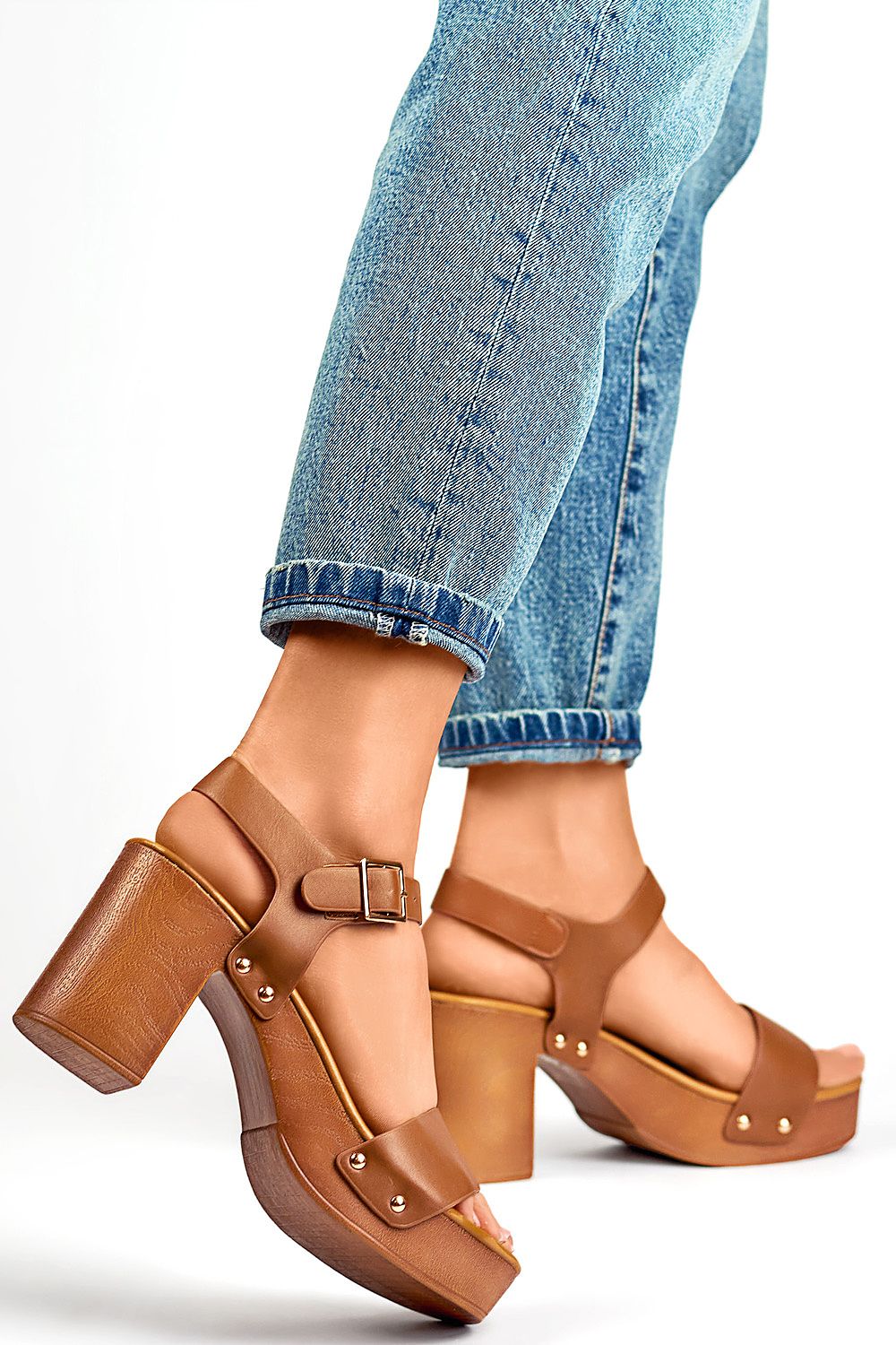 Sandale cu toc model 196987 PRIMO