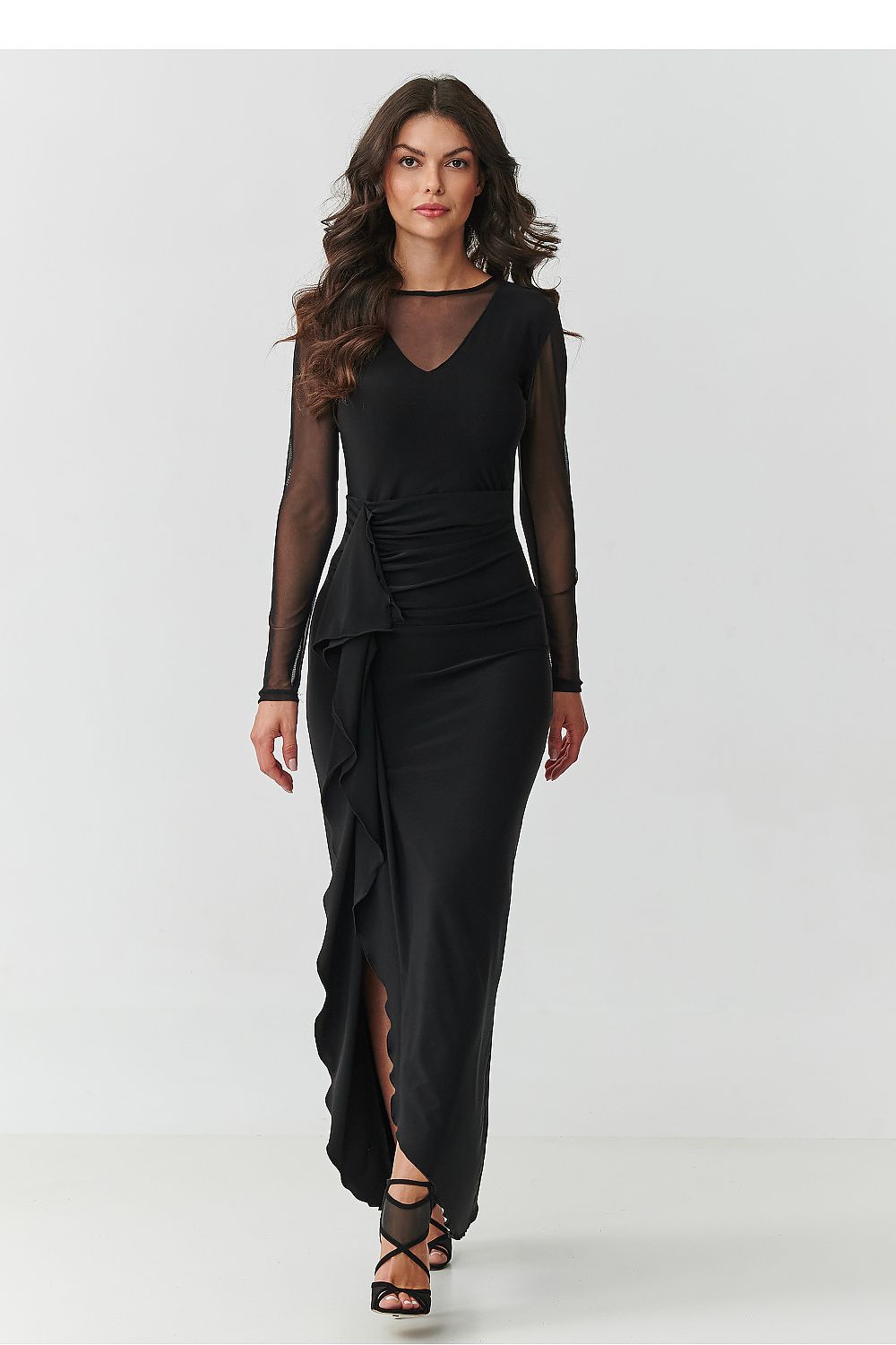 Rochie lungă model 218110 Makadamia