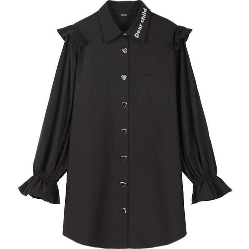 Harajuku Casual Shirt Dress