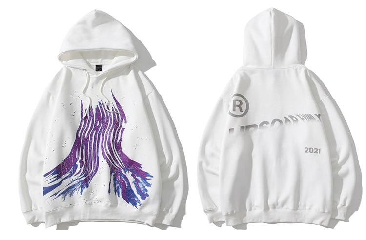 Graffiti Letter Print Hoodie