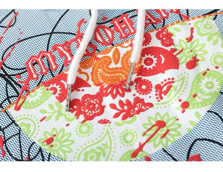 Hoodie Men Cute Heart-shaped Embroidery Hooded Pullover College Style
