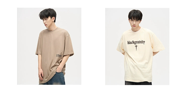 Lang's Hole Niche Ins Trendy Straight Pants Patch