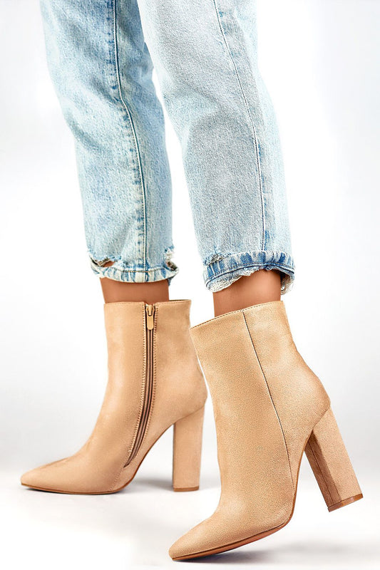  Botine cu toc model 200277 PRIMO 