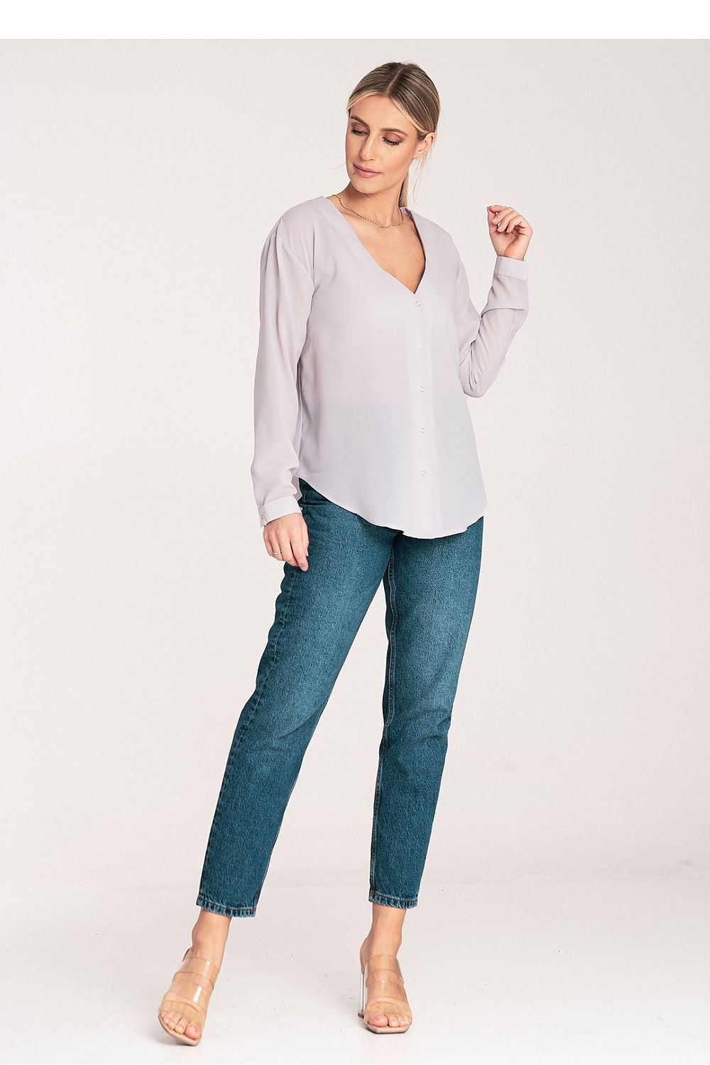  Cămaşă cu mânecă lungă model 204325 Figl 