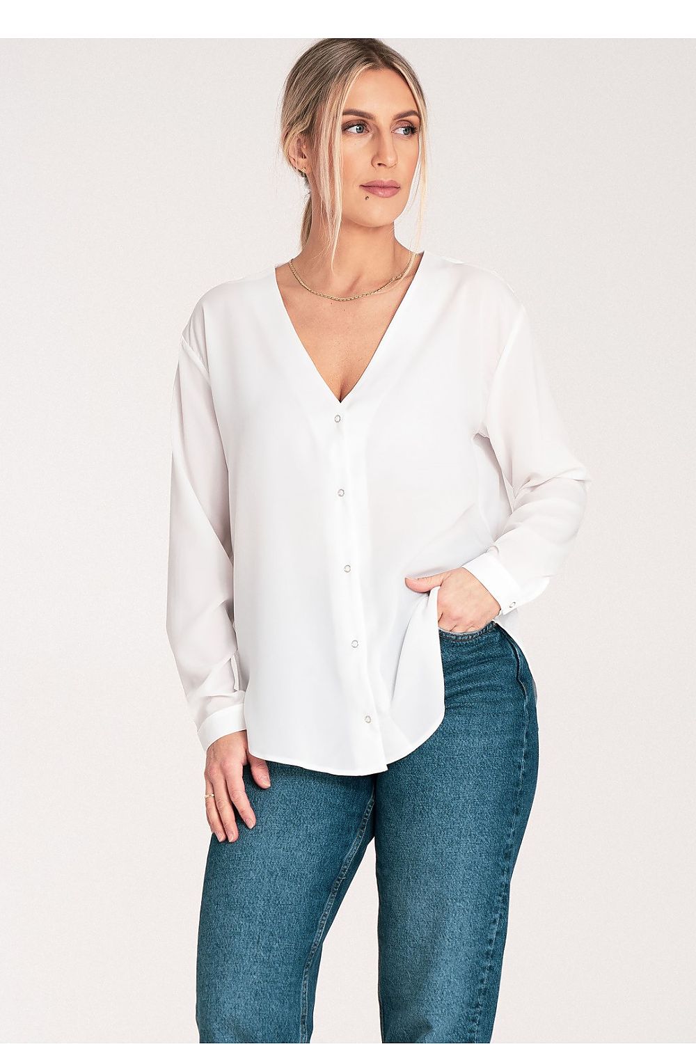  Cămaşă cu mânecă lungă model 204326 Figl 