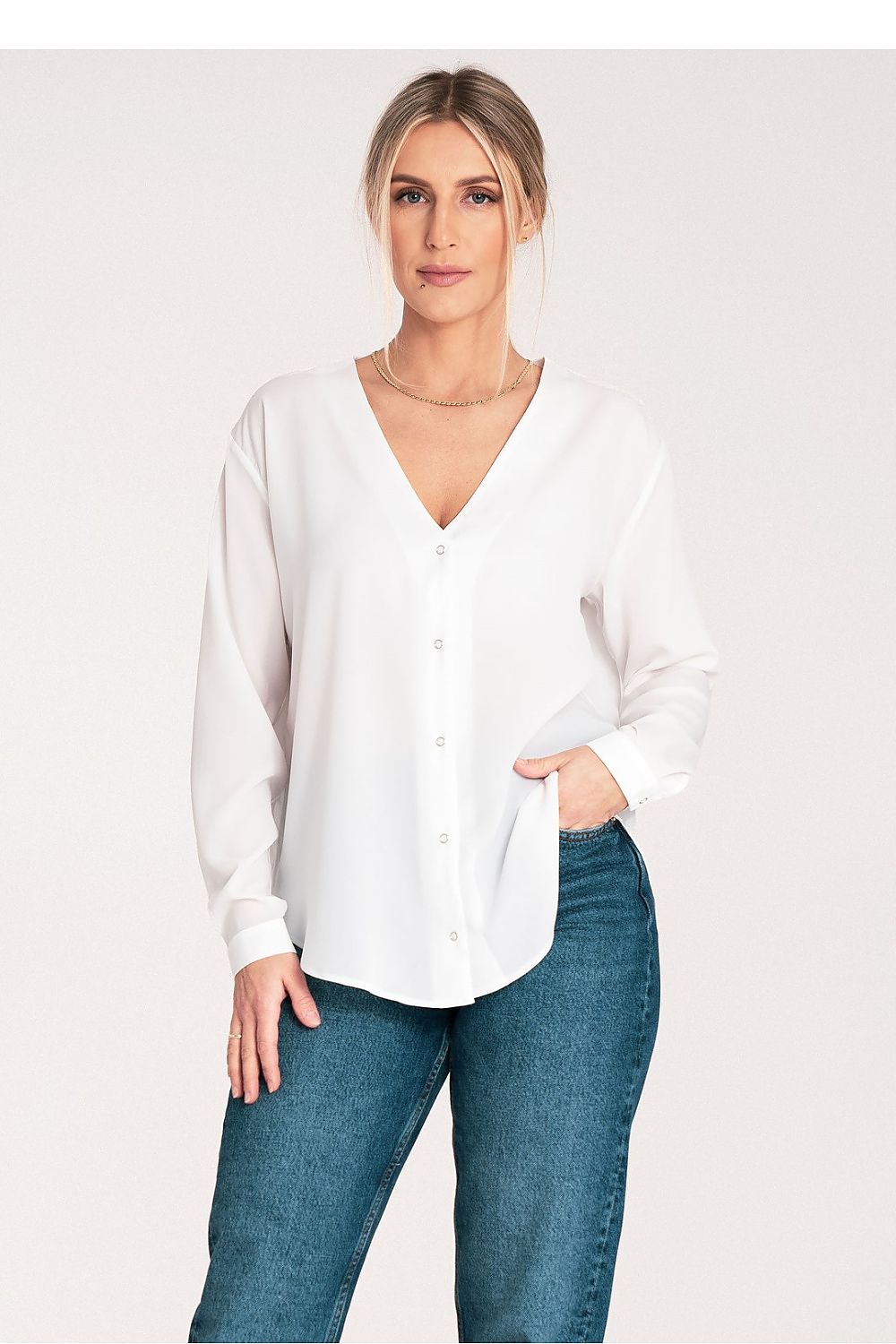  Cămaşă cu mânecă lungă model 204326 Figl 