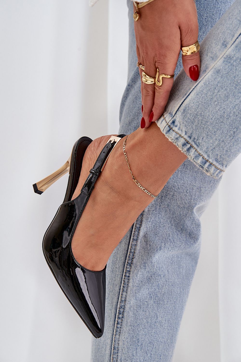  Pantofi cu toc subţire (stiletto) model 208482 Step in style 