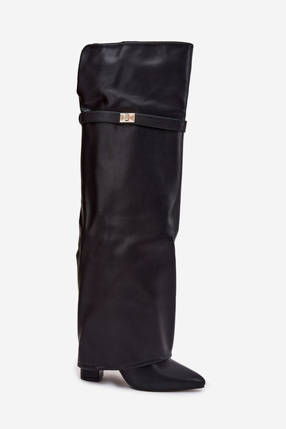  Cizme cu toc model 217223 Step in style 