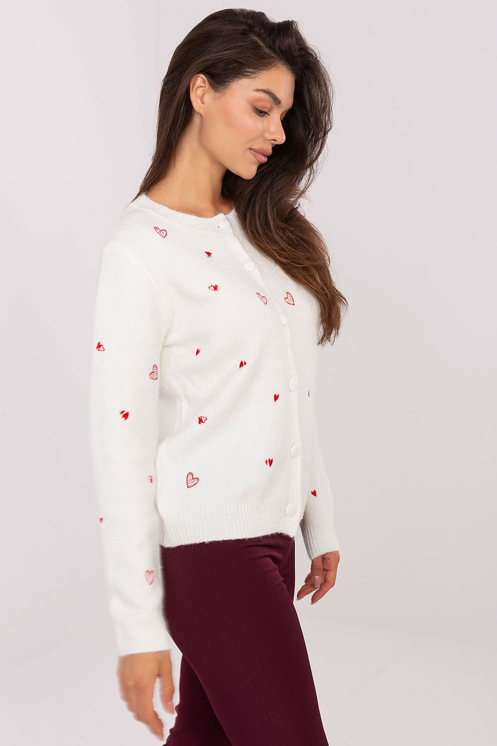  Sveter cu închidere model 217626 Factory Price 