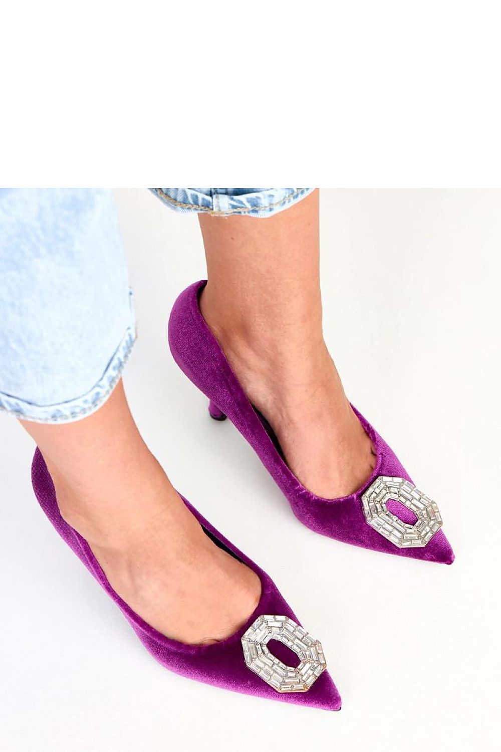  Pantofi cu toc subţire (stiletto) model 217657 Solea 