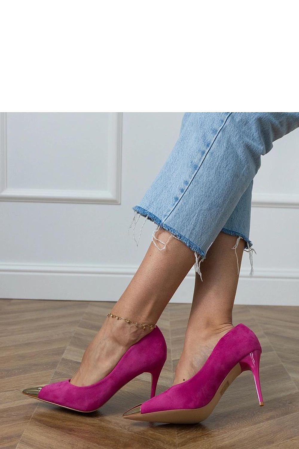  Pantofi cu toc subţire (stiletto) model 217681 Solea 