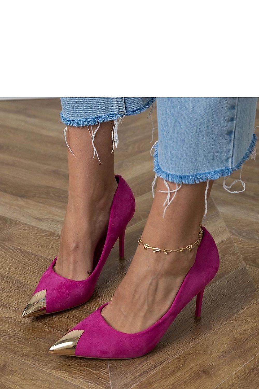  Pantofi cu toc subţire (stiletto) model 217681 Solea 