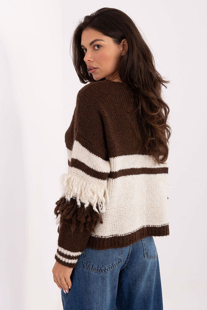  Sveter cu închidere model 218010 Italy Moda 