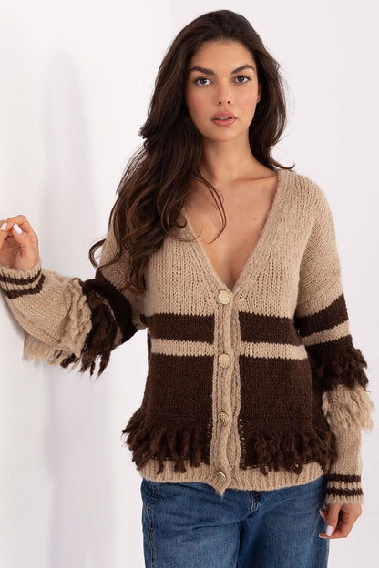  Sveter cu închidere model 218011 Italy Moda 