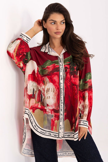  Cămaşă cu mânecă lungă model 218392 Rue Paris 