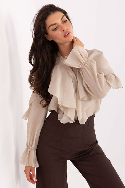  Cămaşă cu mânecă lungă model 218413 Rue Paris 