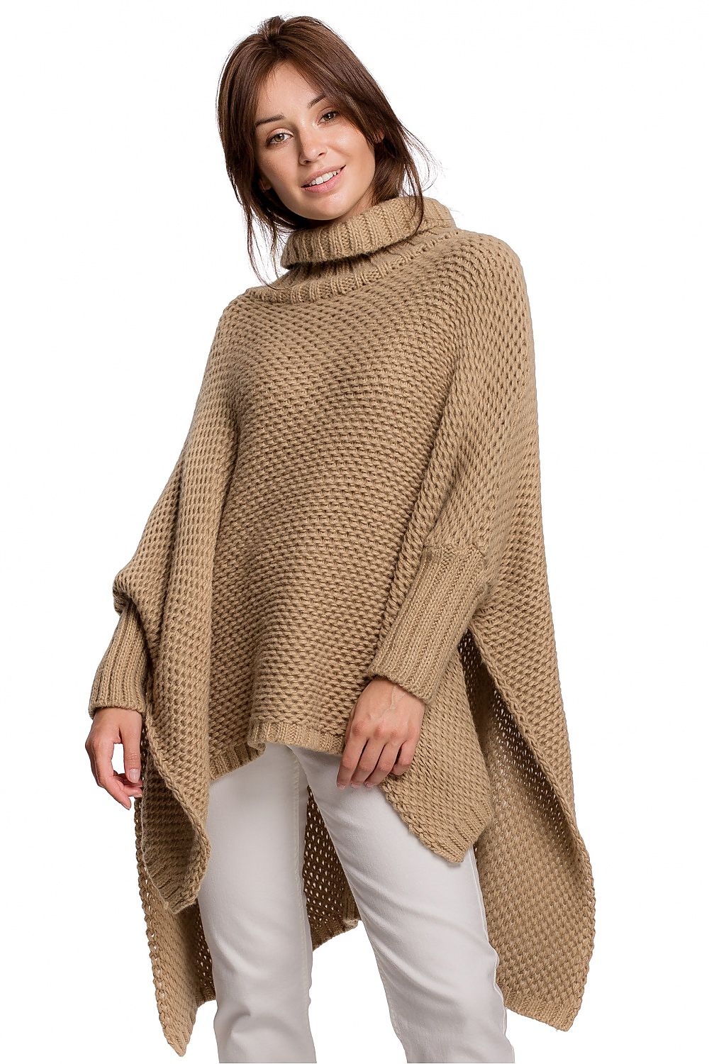  Ponczo model 148264 BE Knit 