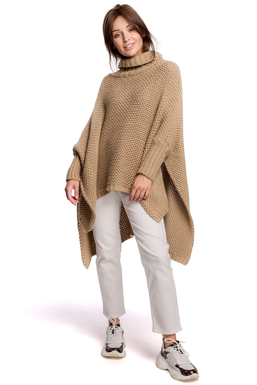  Ponczo model 148264 BE Knit 