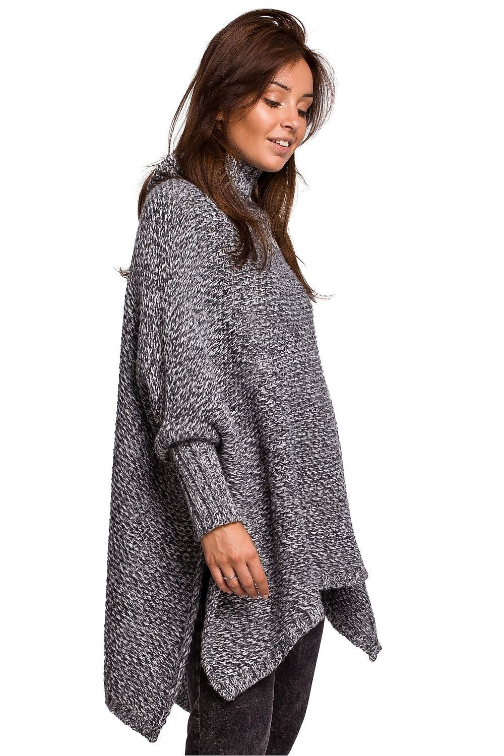 Ponczo model 148266 BE Knit 