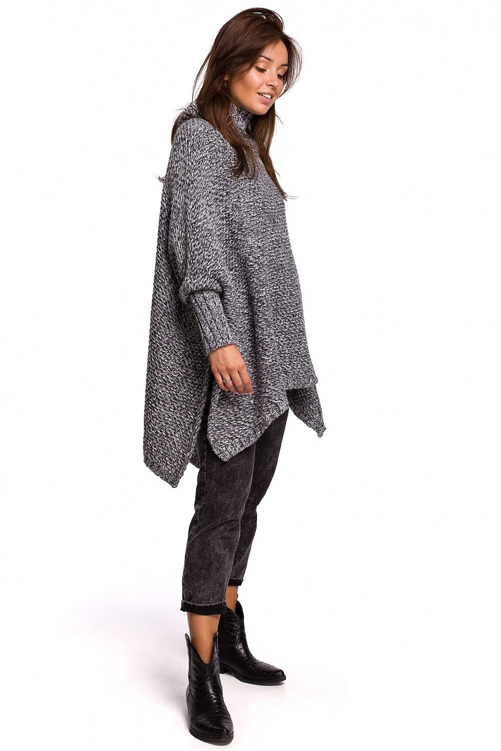  Ponczo model 148266 BE Knit 