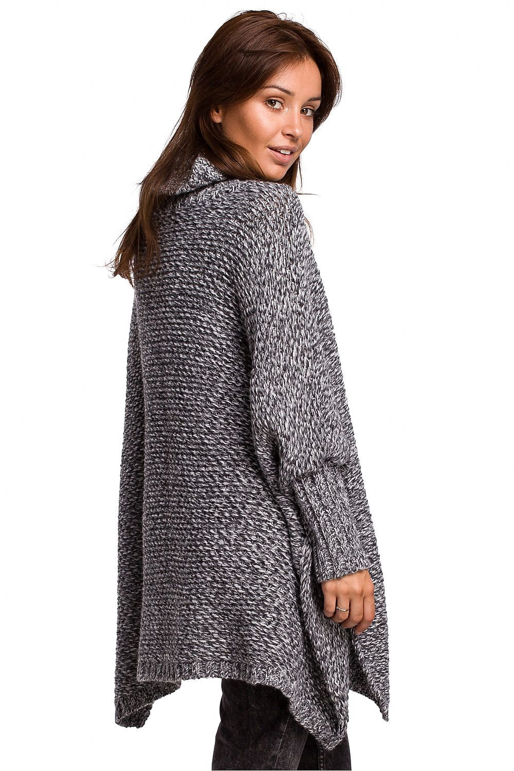  Ponczo model 148266 BE Knit 