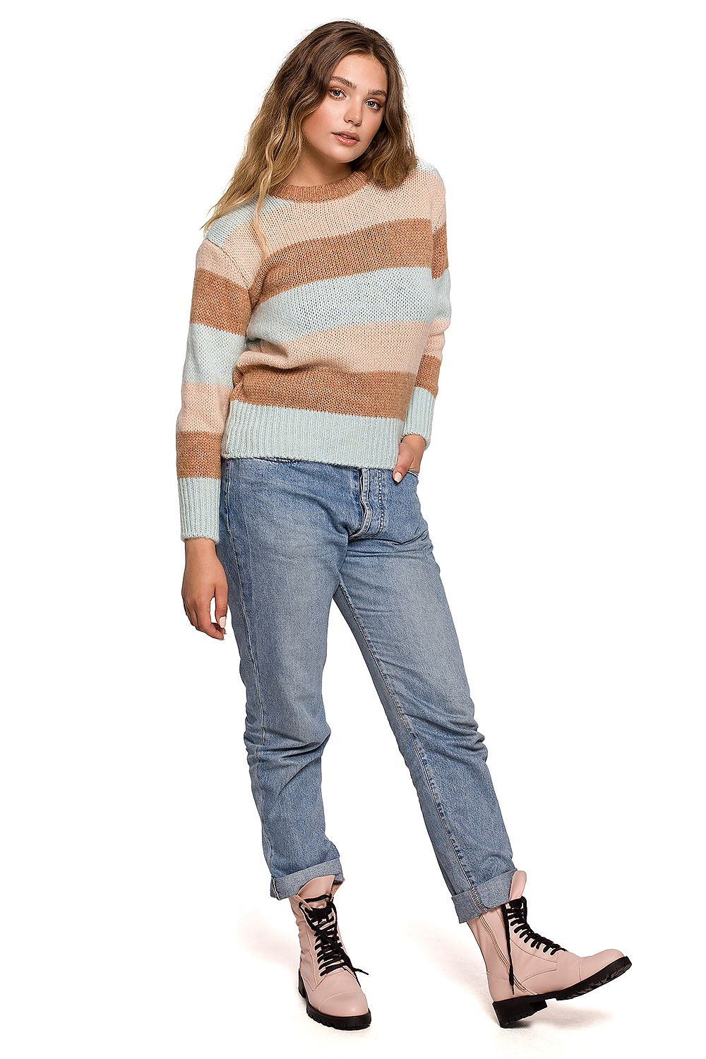  Pulover model 157607 BE Knit 
