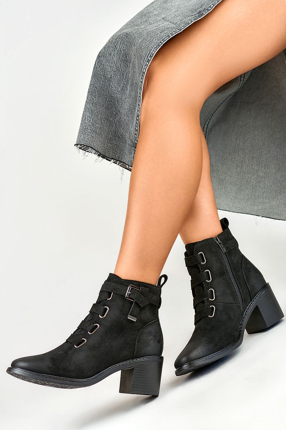  Botine cu toc model 184627 PRIMO 