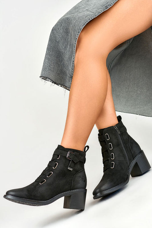  Botine cu toc model 184627 PRIMO 