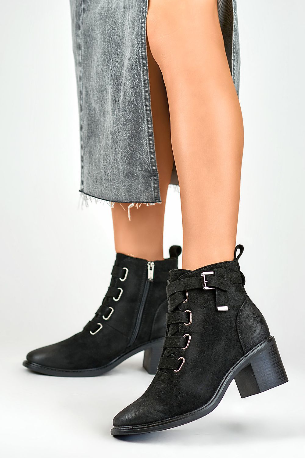  Botine cu toc model 184627 PRIMO 