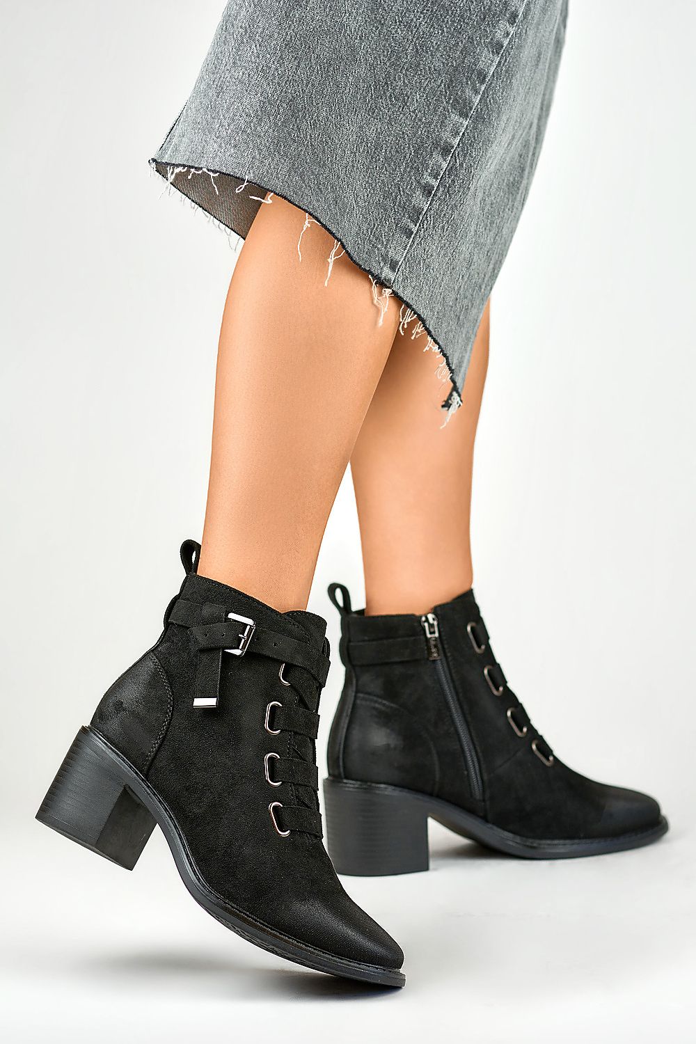  Botine cu toc model 184627 PRIMO 