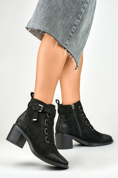  Botine cu toc model 184627 PRIMO 