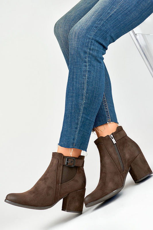  Botine cu toc model 184631 PRIMO 