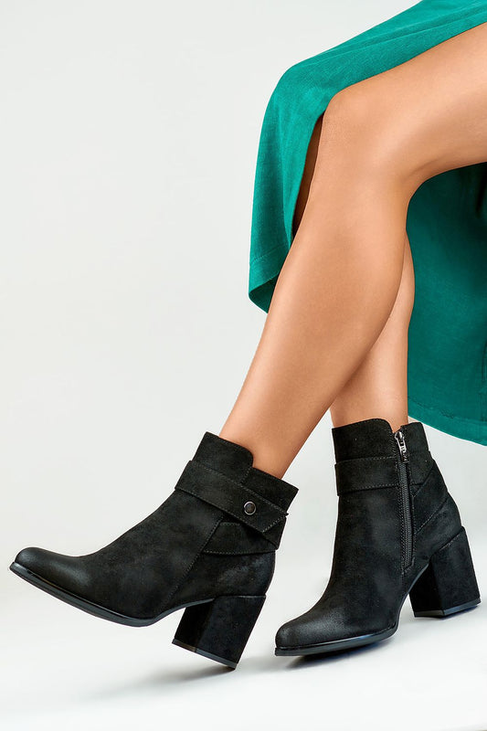  Botine cu toc model 184853 PRIMO 