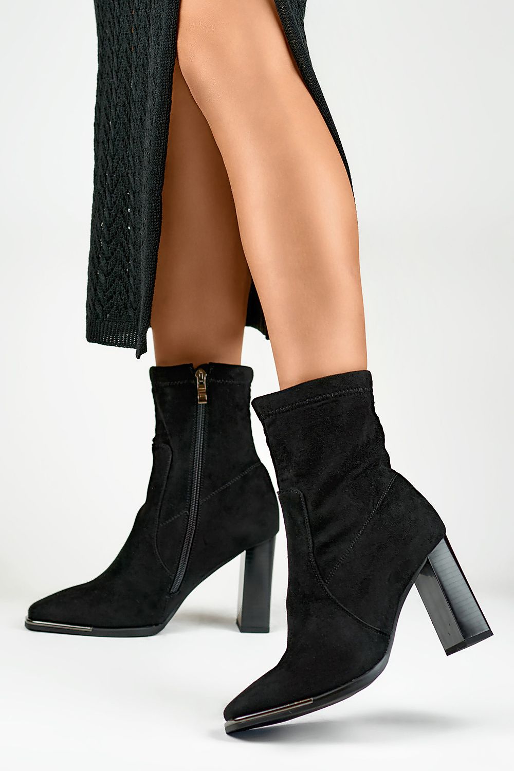  Botine cu toc model 186036 PRIMO 