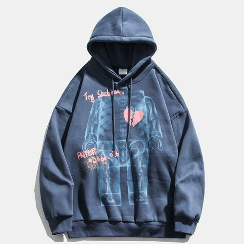 Letter Printed Streetwear Hoodie