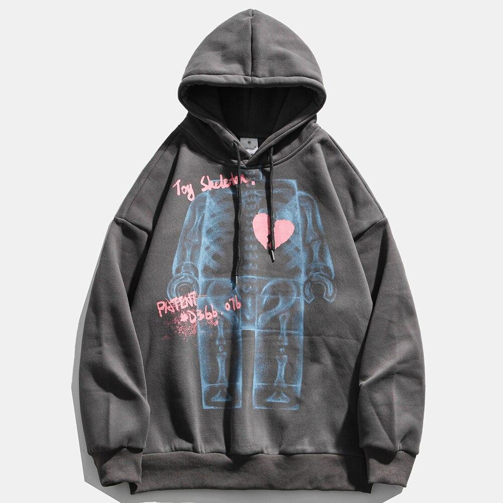 Letter Printed Streetwear Hoodie