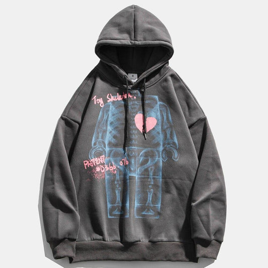Letter Printed Streetwear Hoodie