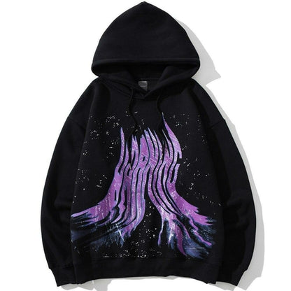 Graffiti Letter Print Hoodie