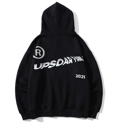 Graffiti Letter Print Hoodie
