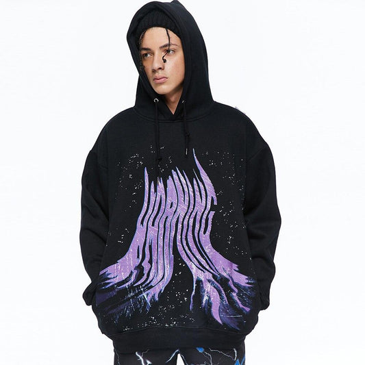 Graffiti Letter Print Hoodie
