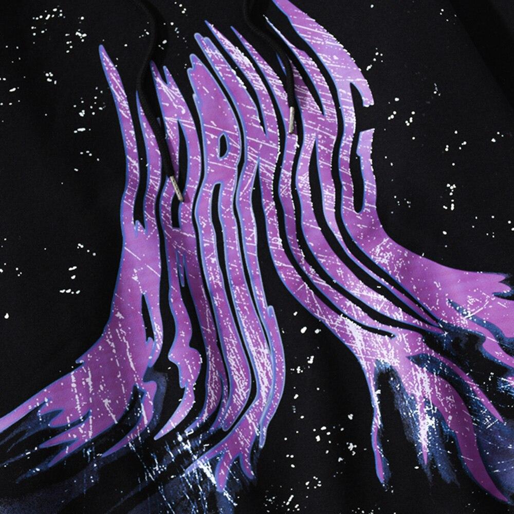 Graffiti Letter Print Hoodie