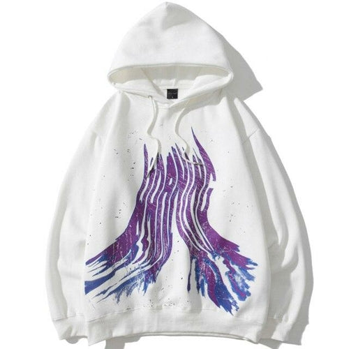 Graffiti Letter Print Hoodie