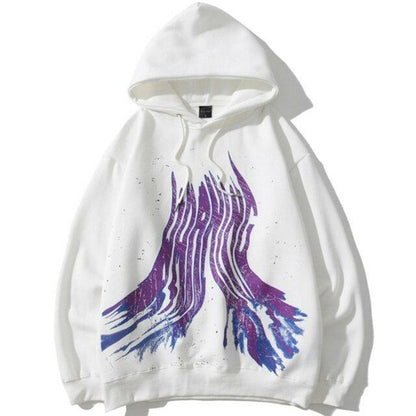 Graffiti Letter Print Hoodie