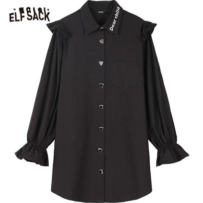 Harajuku Casual Shirt Dress