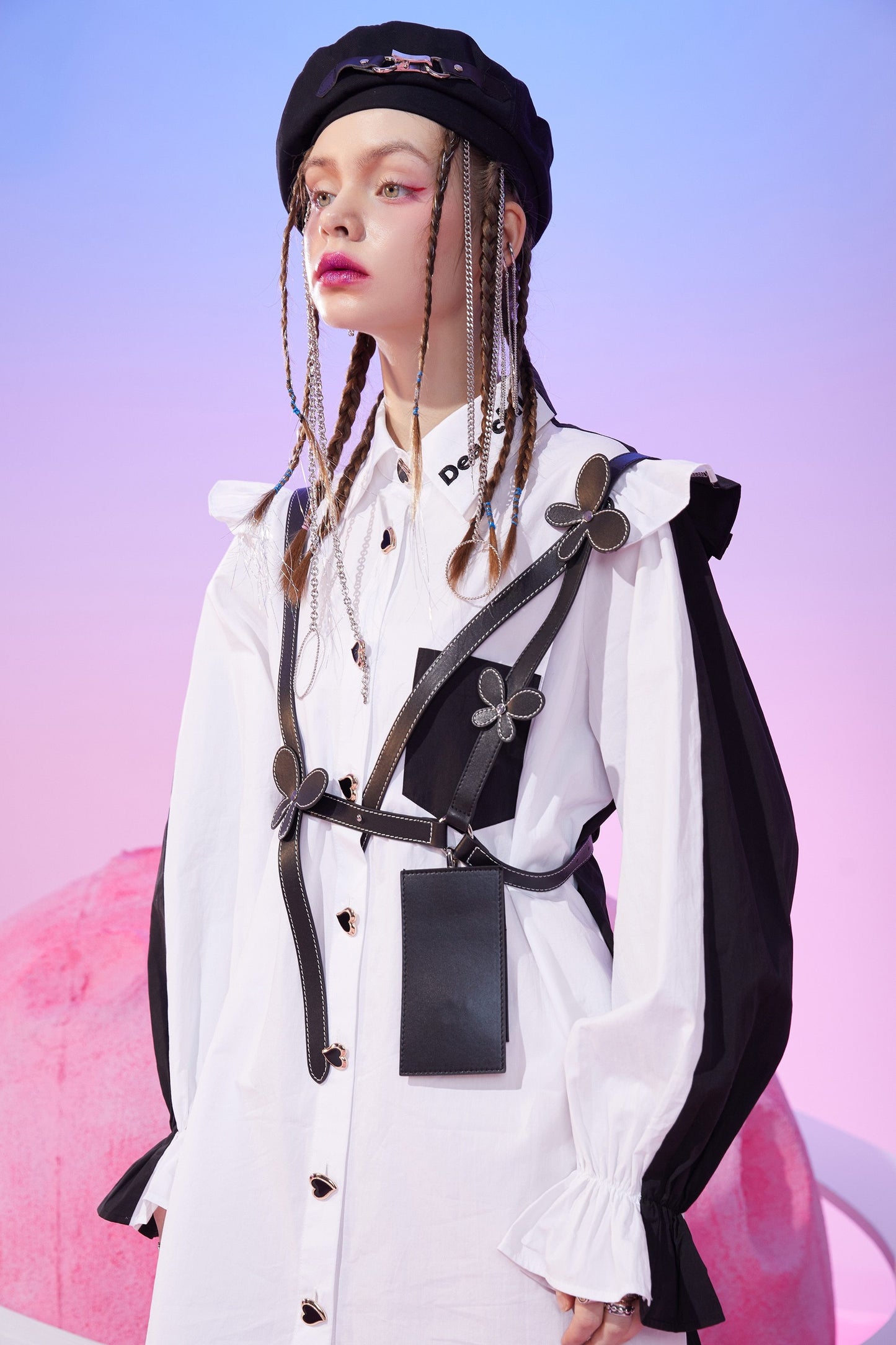 Harajuku Casual Shirt Dress