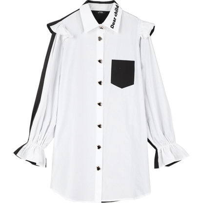 Harajuku Casual Shirt Dress