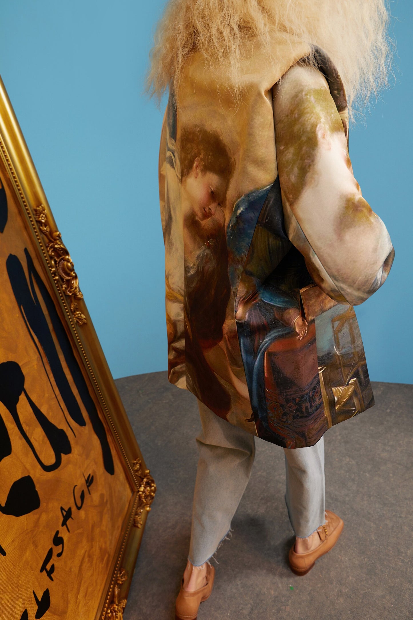 Graphic Korean Blazer