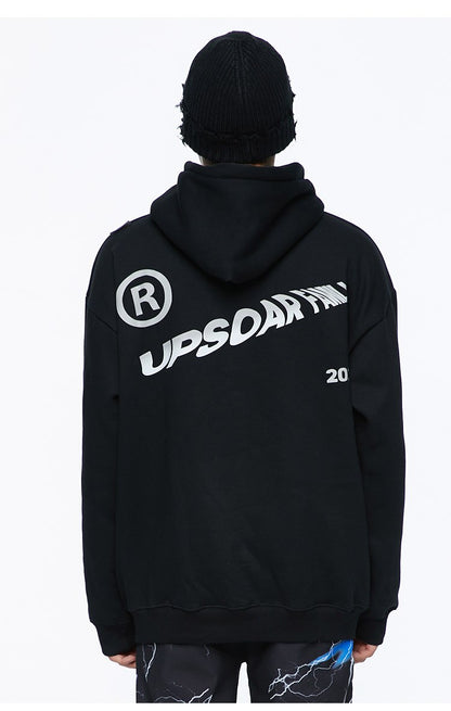 Graffiti Letter Print Hoodie