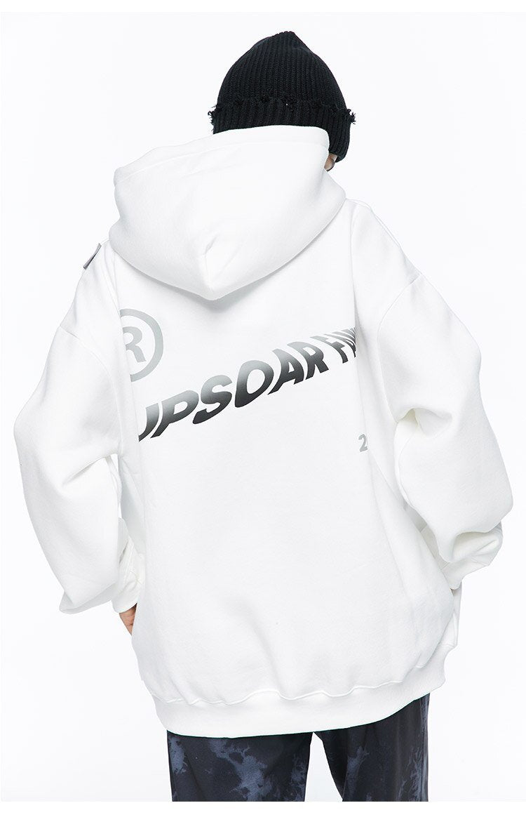 Graffiti Letter Print Hoodie