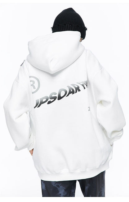 Graffiti Letter Print Hoodie
